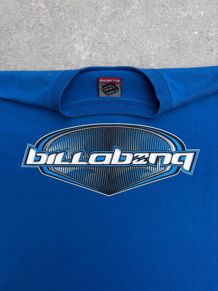 2000s Billabong Spellout Graphic Tee Blue