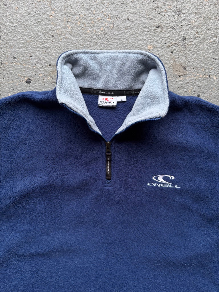 2000s O'Neill Quarter Zip Blue/Navy Fleece