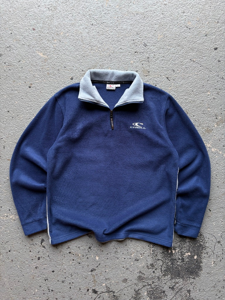 2000s O'Neill Quarter Zip Blue/Navy Fleece