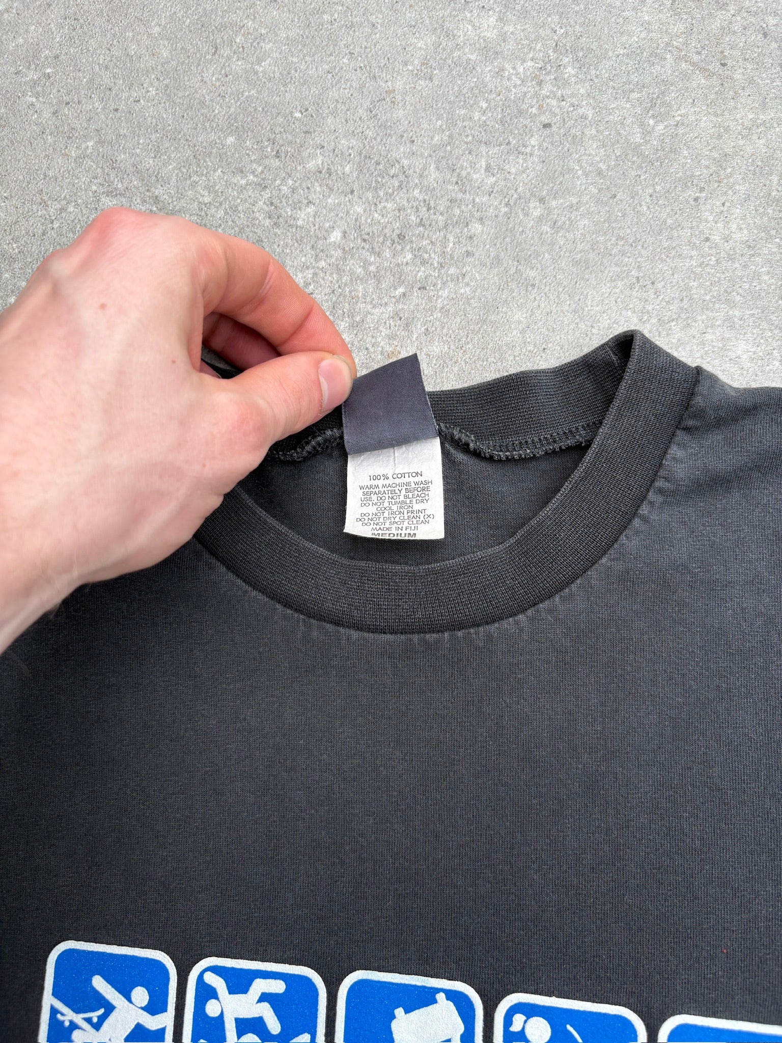 2000's Rip Curl Toiletry Tee Navy/Blue