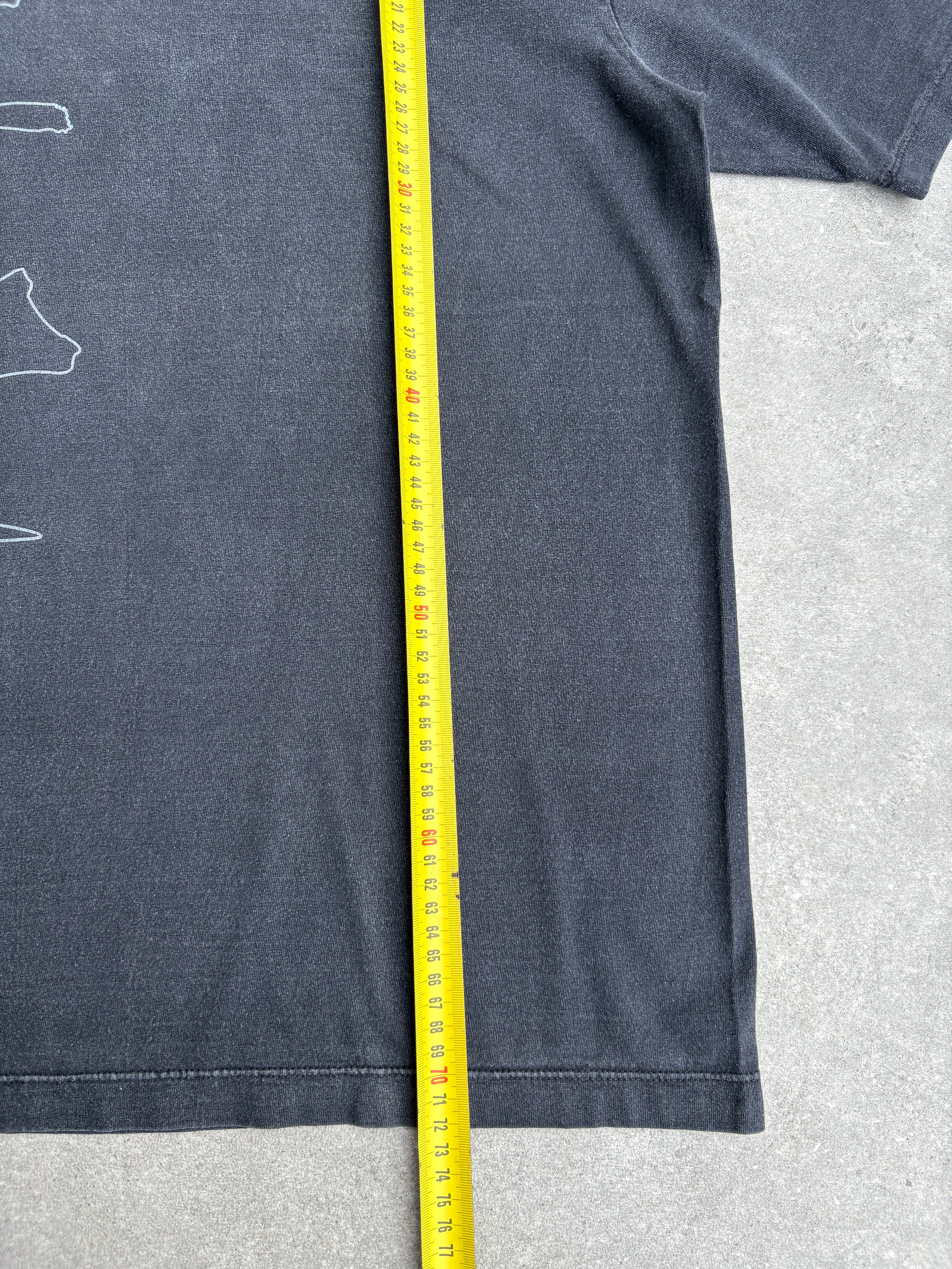 2000s Quiksilver Black/White Graphic Tee