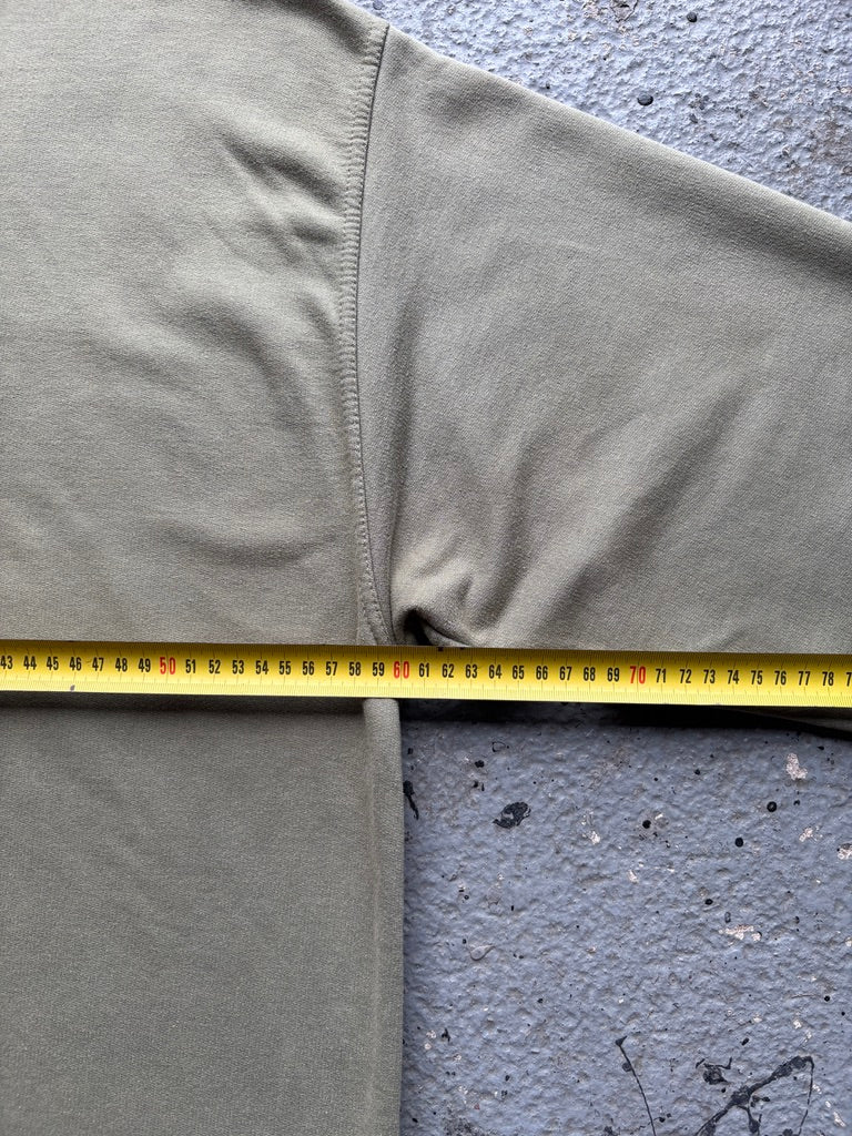 2000s Rip Curl Graphic Square Khaki Sweatshirt Crewneck