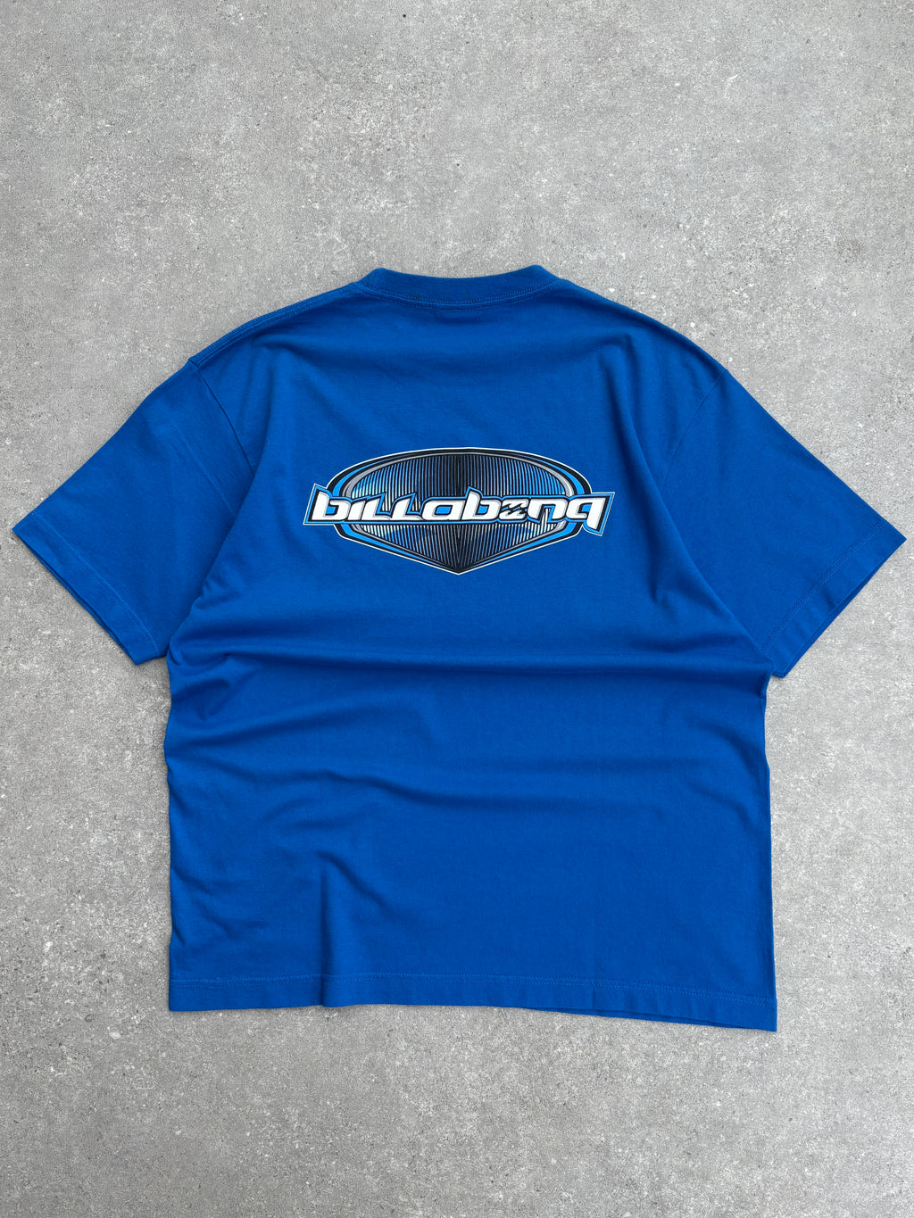 2000s Billabong Spellout Graphic Tee Blue