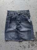 2000s Billabong Denim Spellout Baggy Skater Jorts