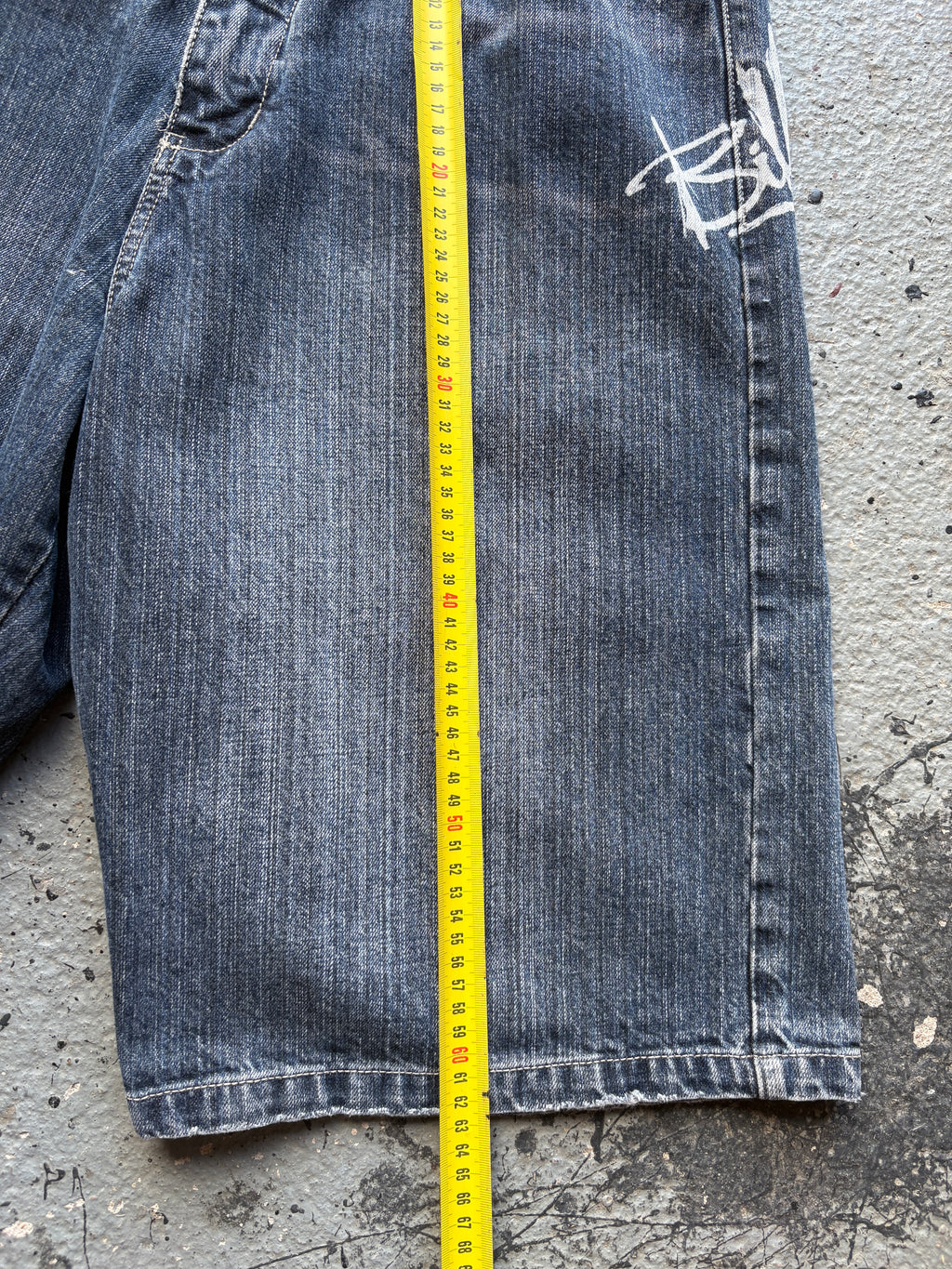 2000s Billabong Denim Spellout Baggy Skater Jorts