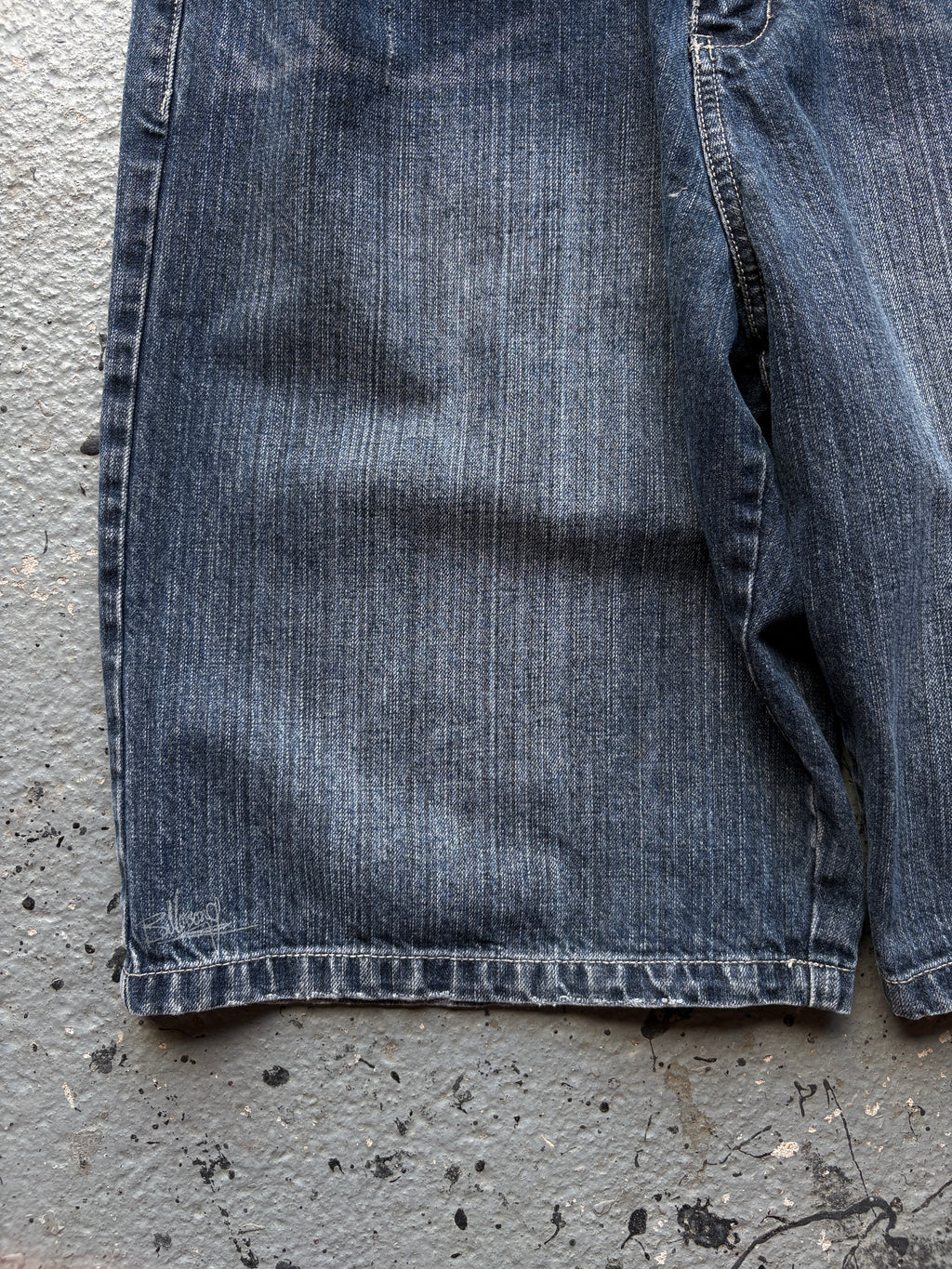 2000s Billabong Denim Spellout Baggy Skater Jorts