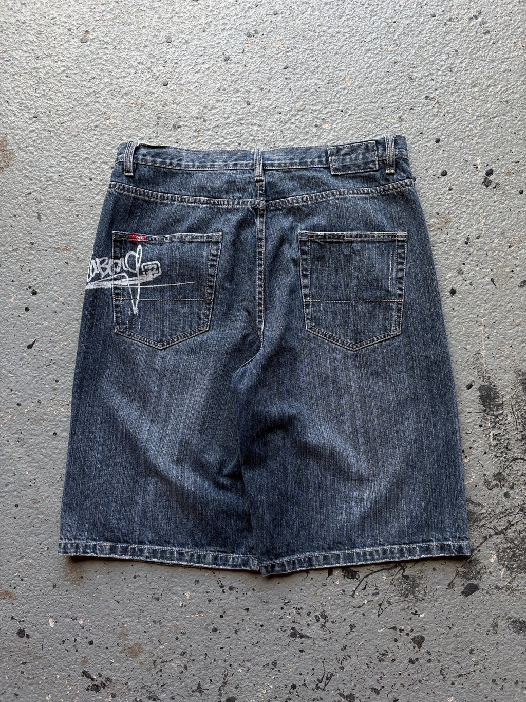 2000s Billabong Denim Spellout Baggy Skater Jorts