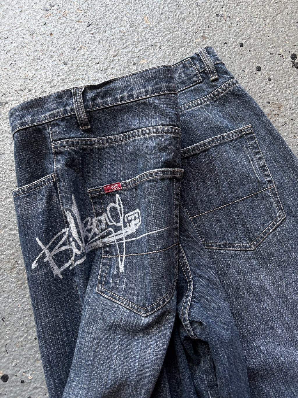 2000s Billabong Denim Spellout Baggy Skater Jorts