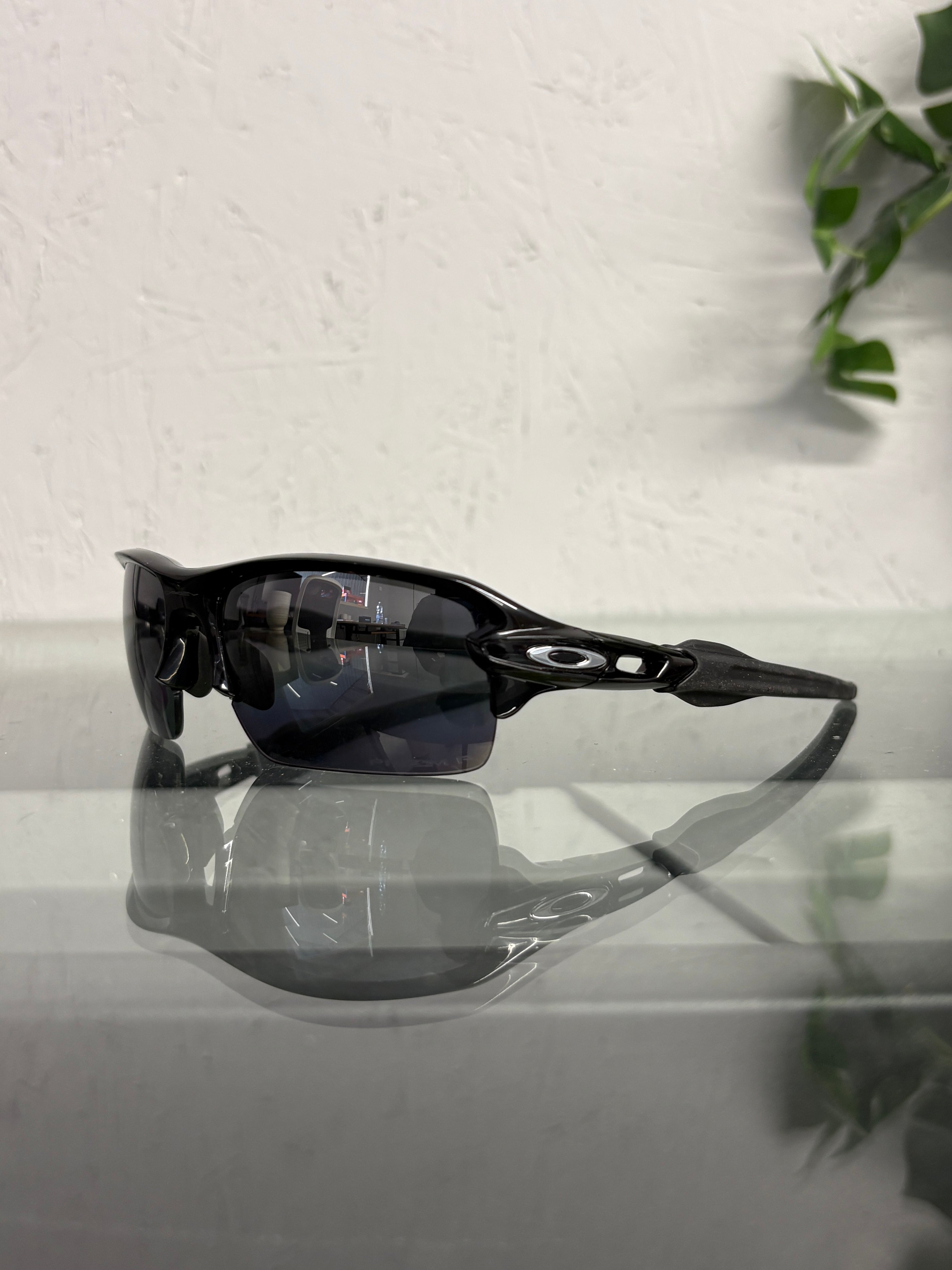 2000s Oakley Flak 2.0 Sunglasses Polished Black/Prizm Polarized Lenses
