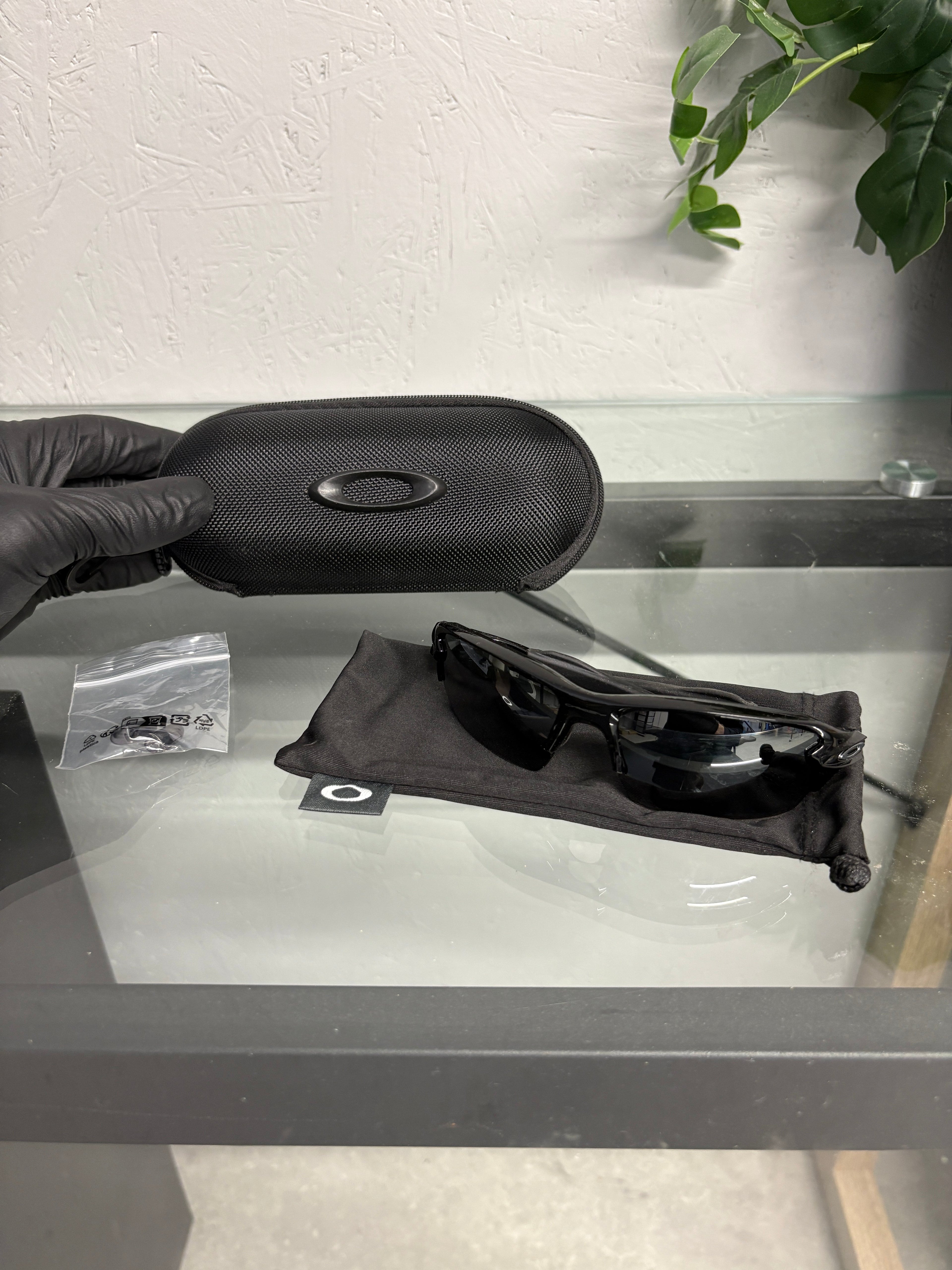 2000s Oakley Flak 2.0 Sunglasses Polished Black/Prizm Polarized Lenses