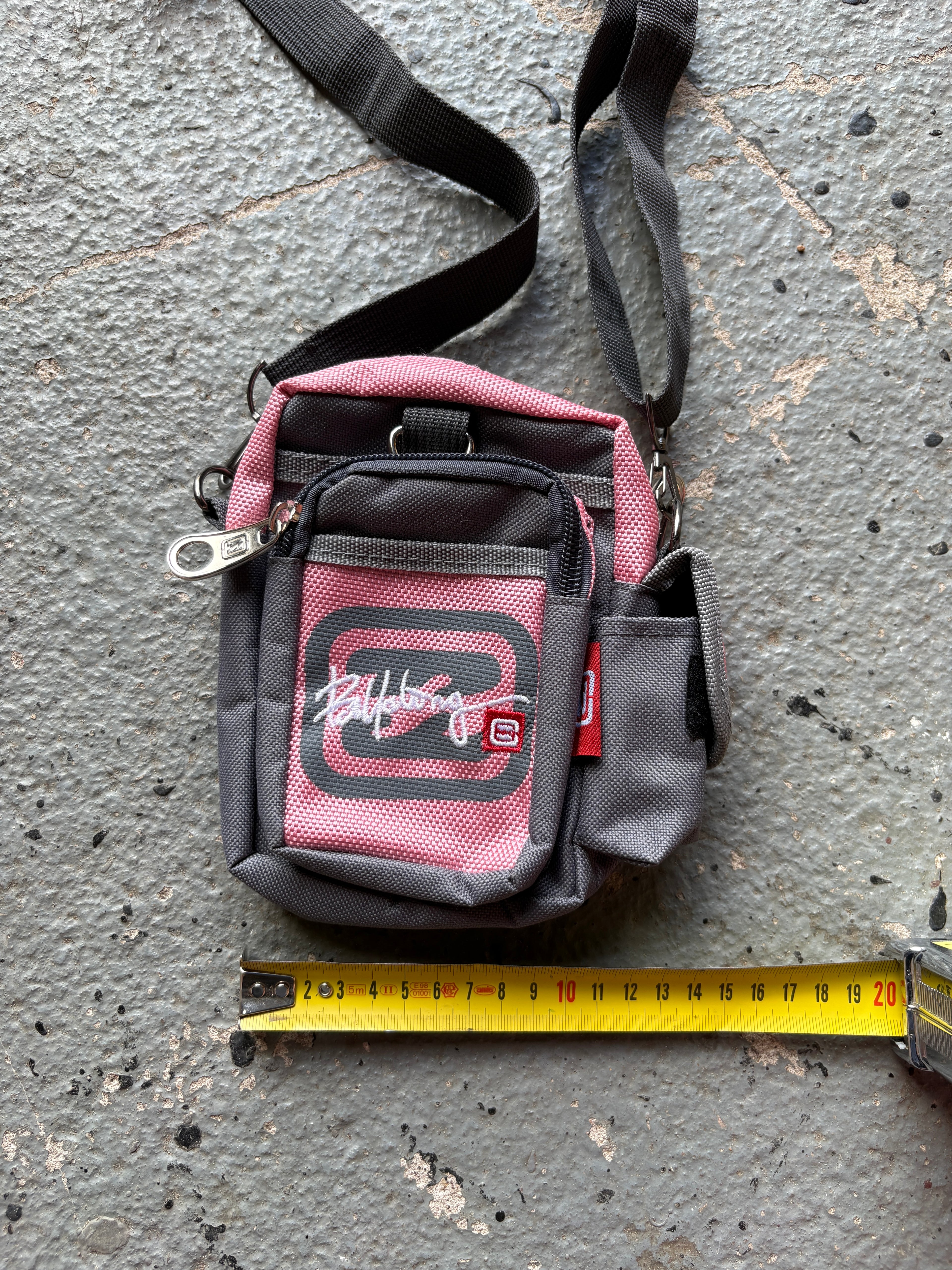 2000s Billabong Strap Bag Pink/Grey