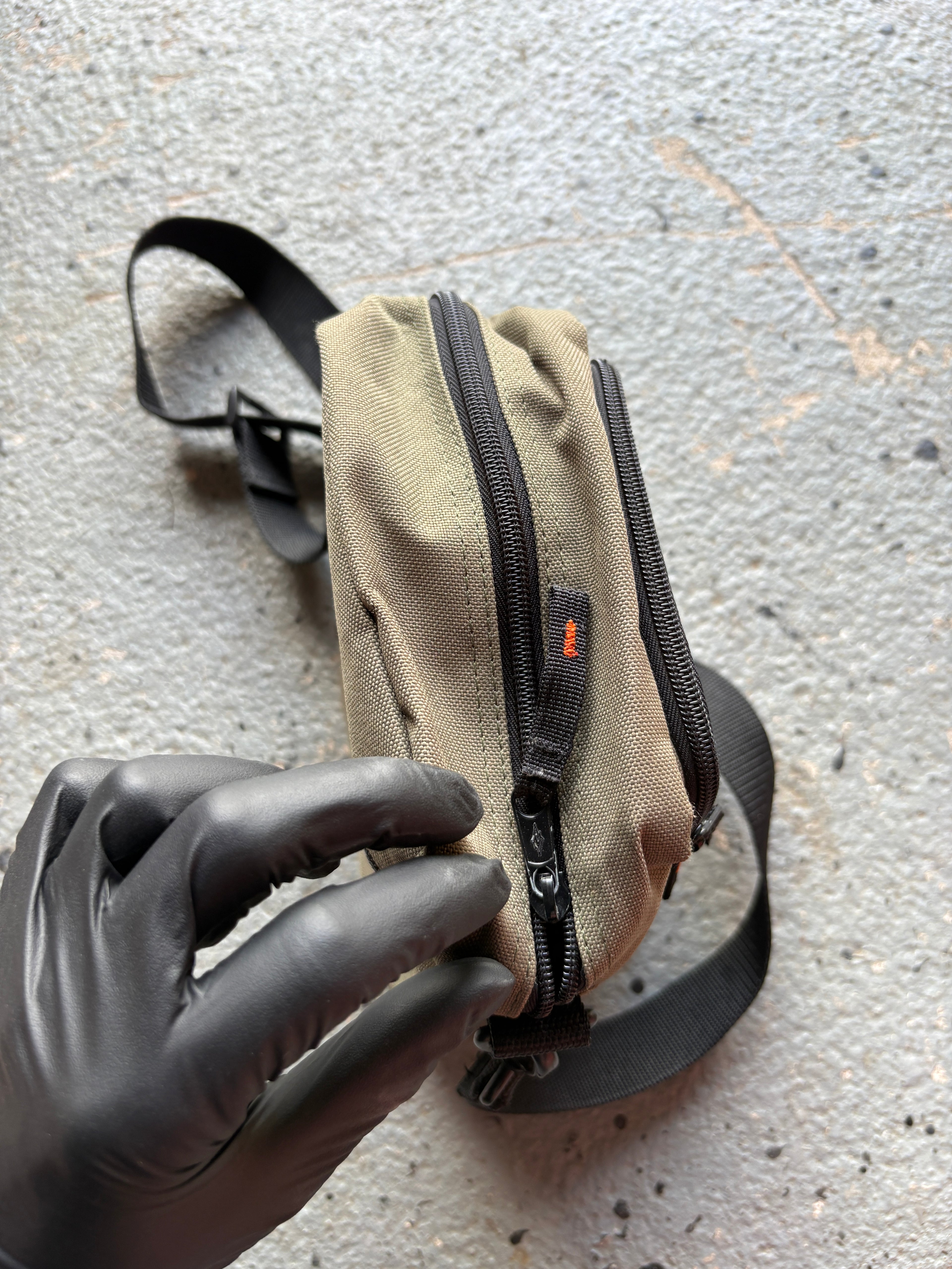 2000s Rip Curl Crossbody Messenger Bag Khaki/Olive Green