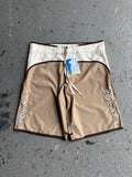 2000s Billabong Boardshorts Beige / White / Brown