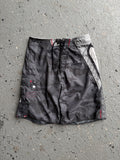 2000s Quiksilver Board Shorts Grey / Camouflage