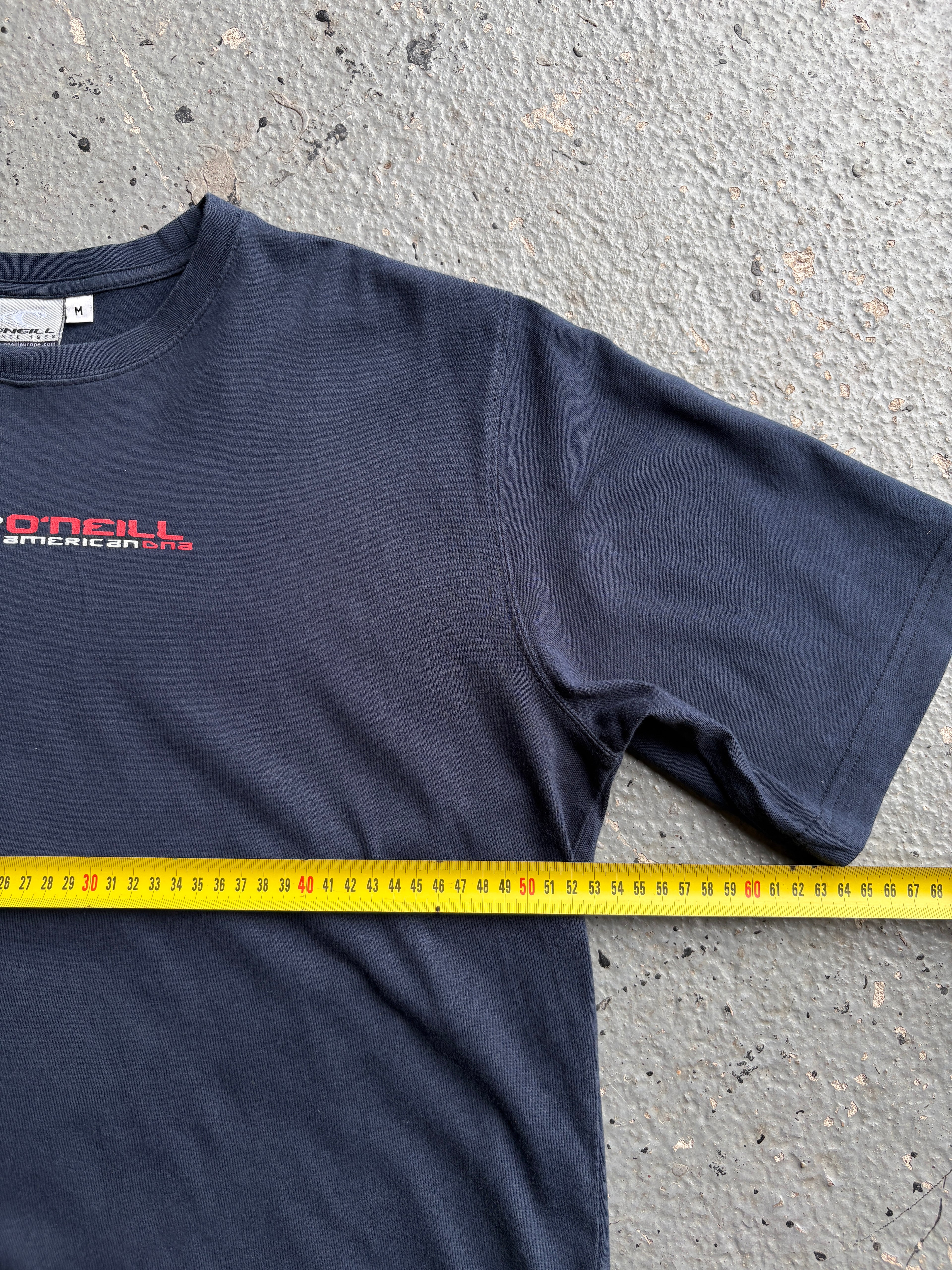 2000s O'Neill Back Print Spellout Tee Navy / Red