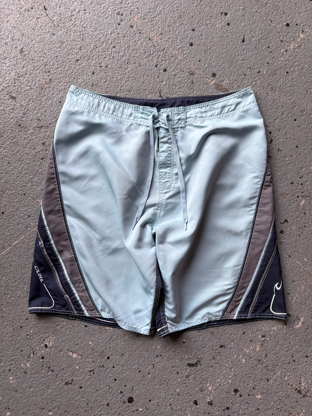 2000s Rip Curl Board Shorts Turquoise / Navy