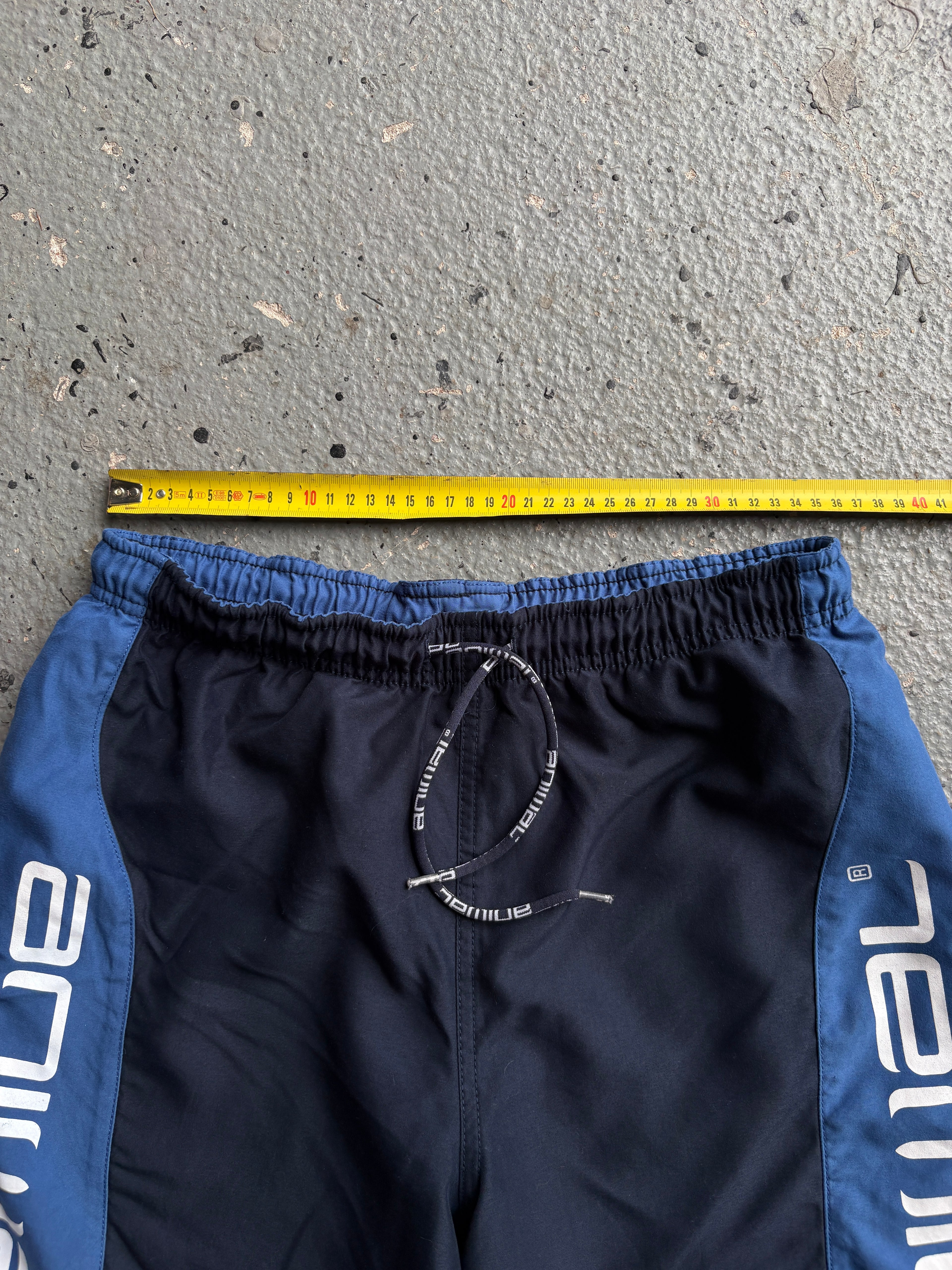 2000s Animal Board Shorts Navy/White