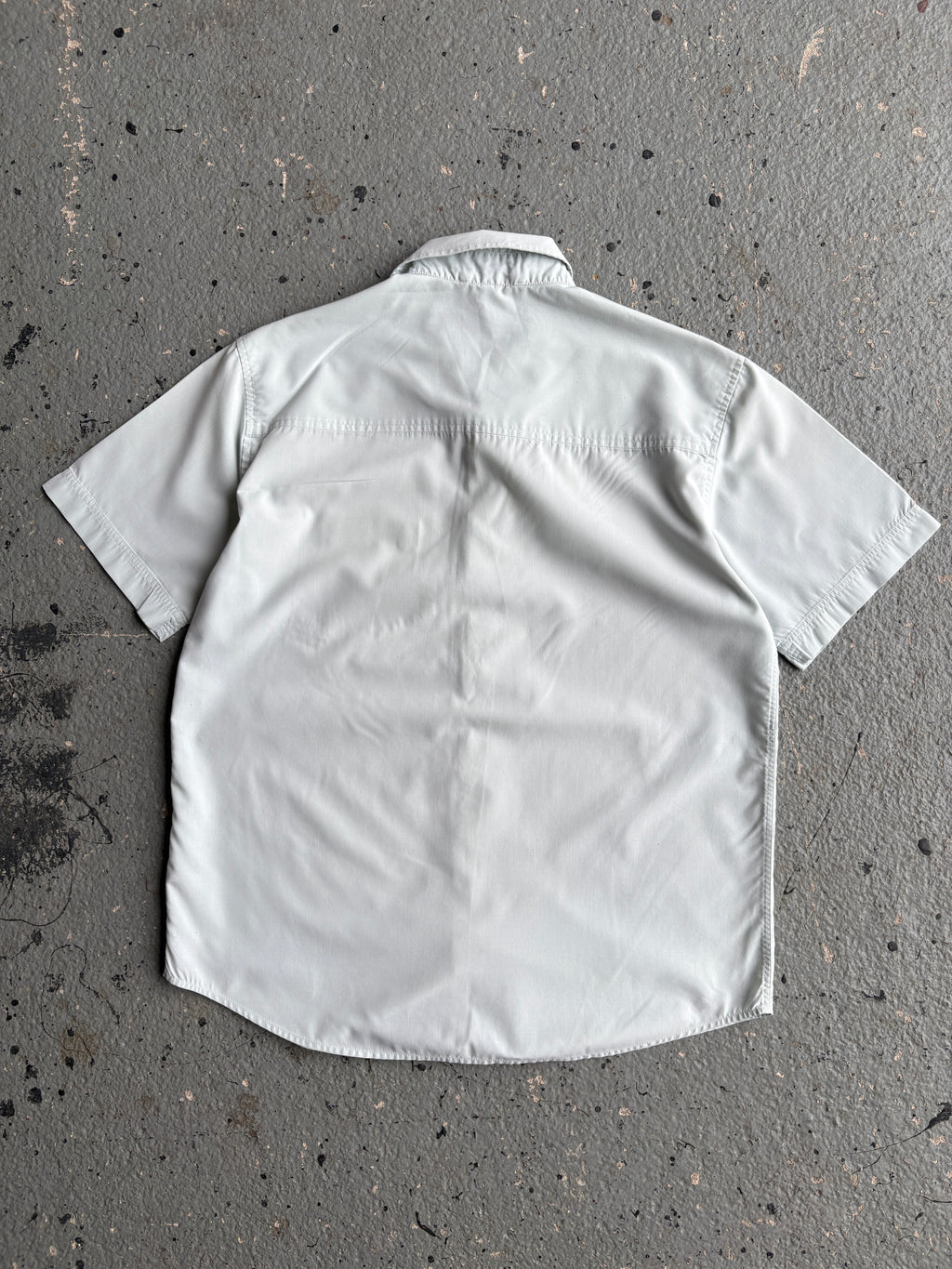 2000s Billabong Mint Green Button Up Shirt Spellout White