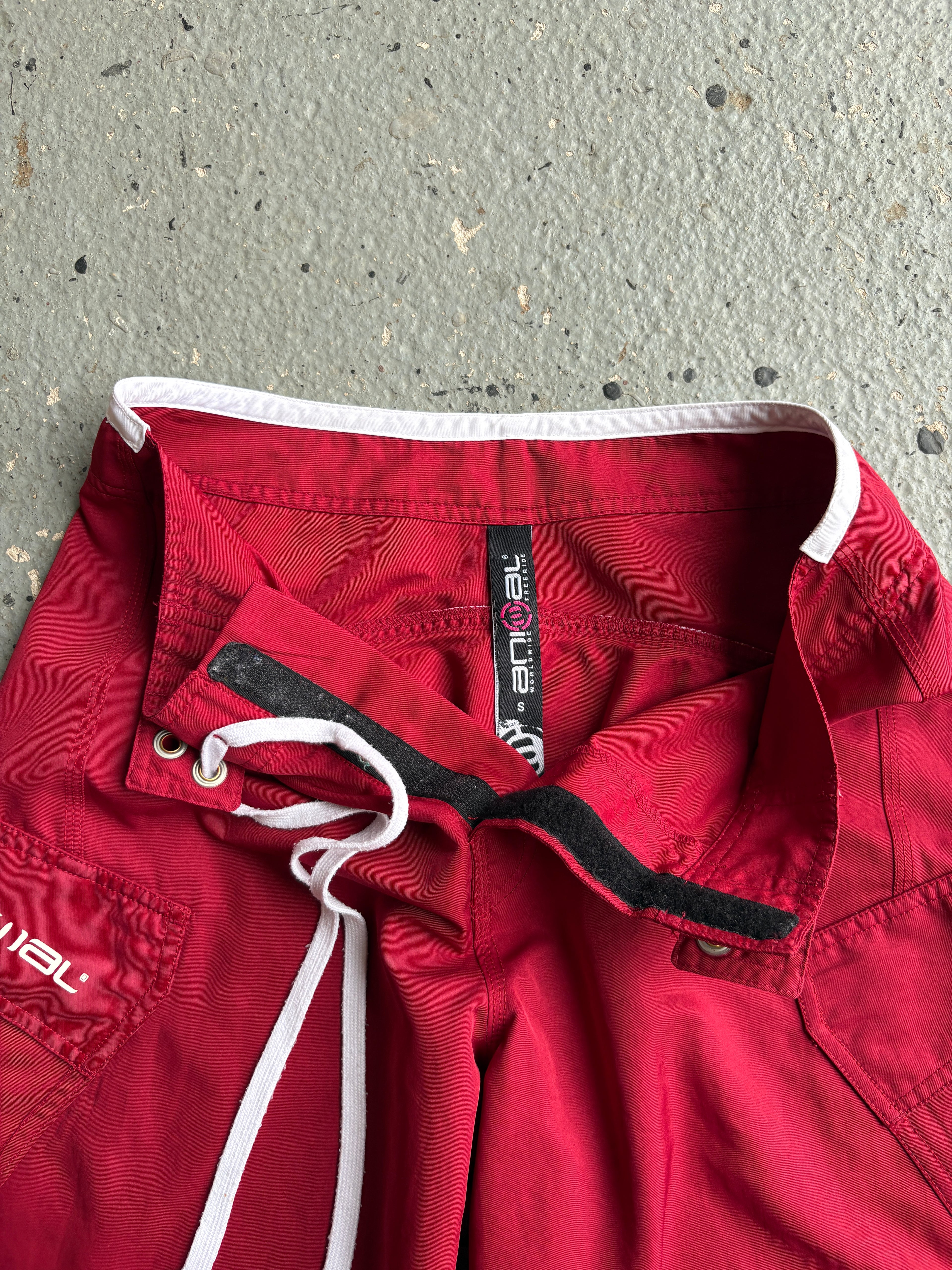 2000s Animal Boardshorts Red / White Spellout Rare