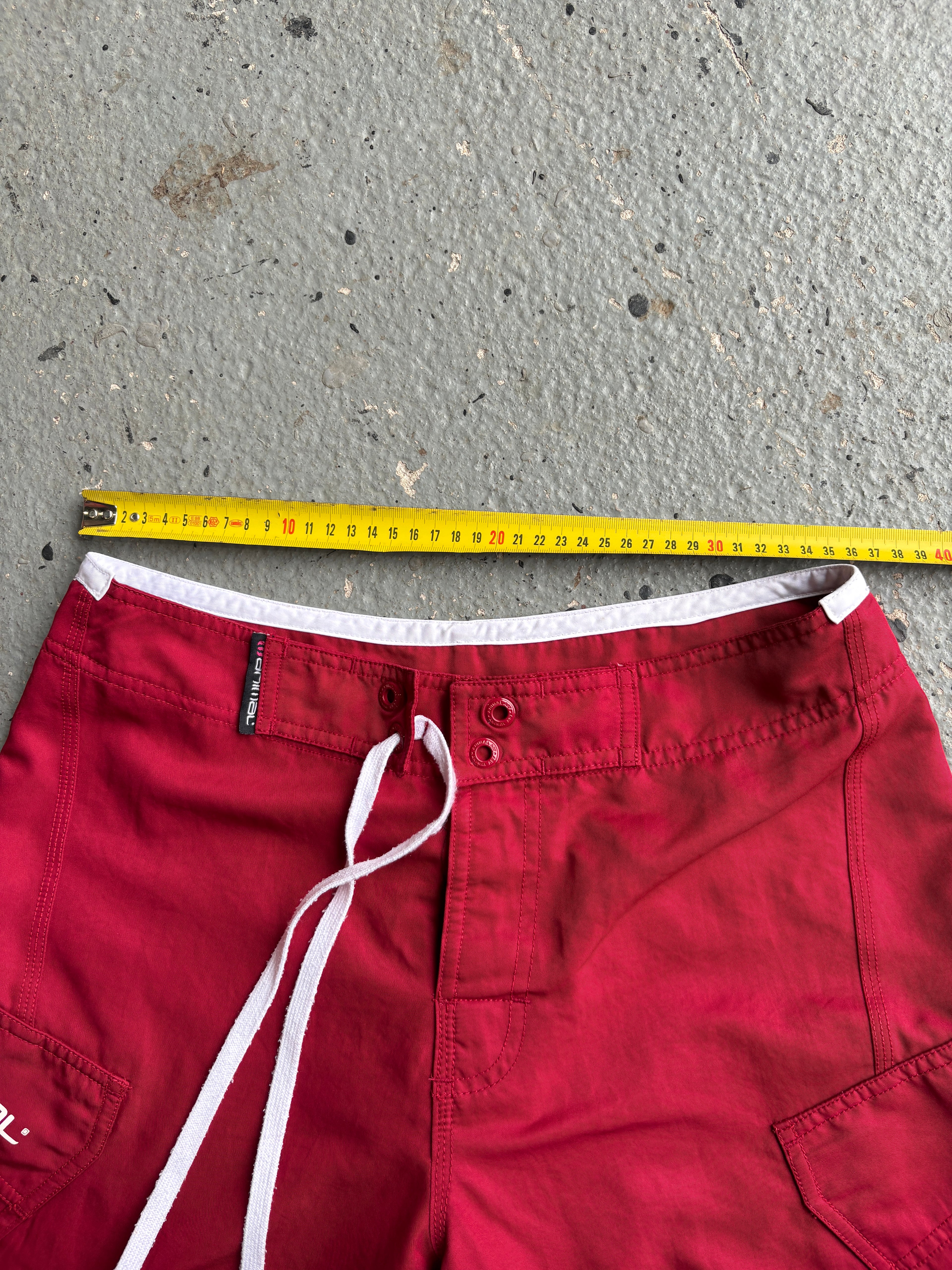 2000s Animal Boardshorts Red / White Spellout Rare