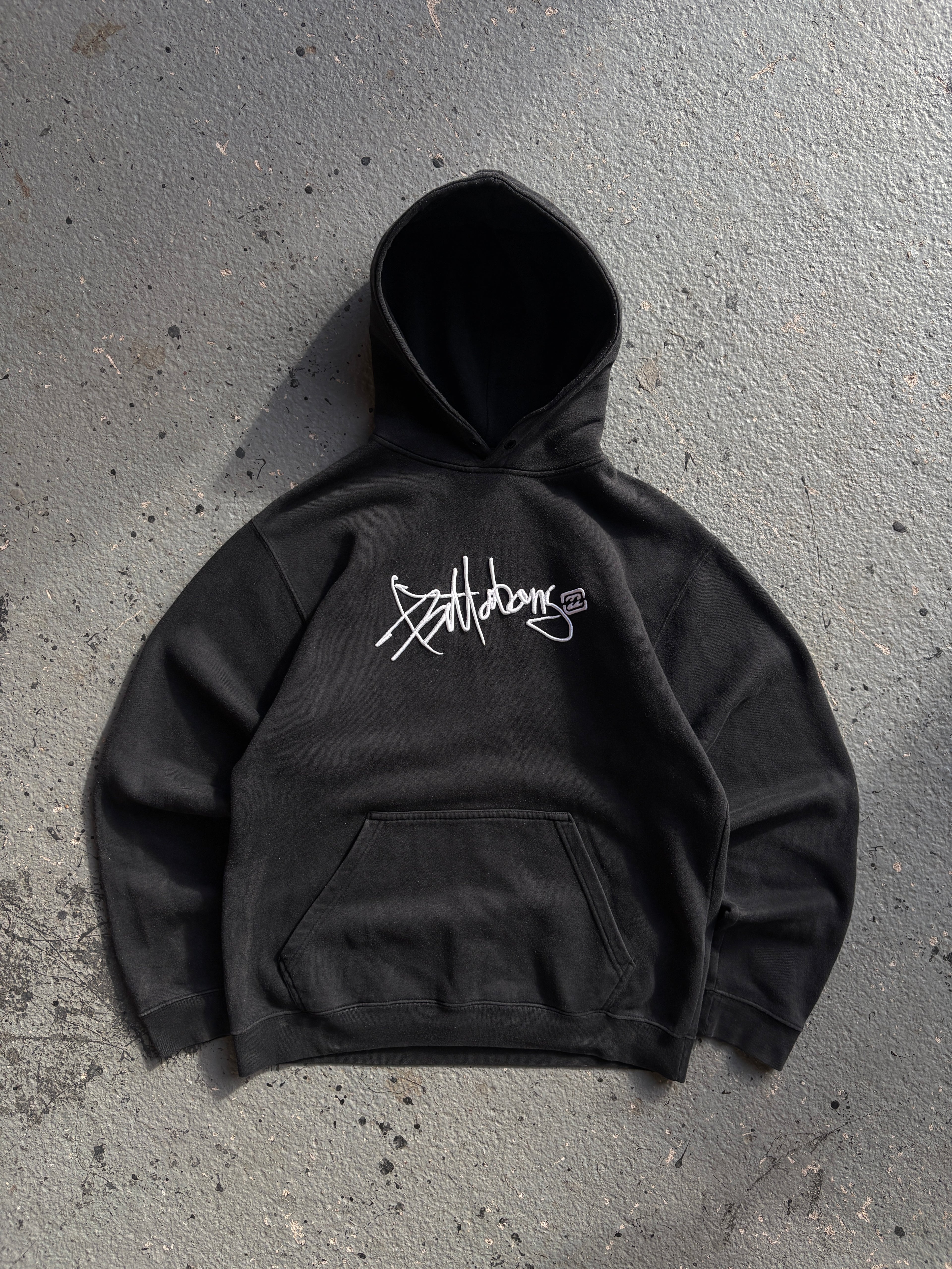 2000s Billabong Hoodie Spellout Black