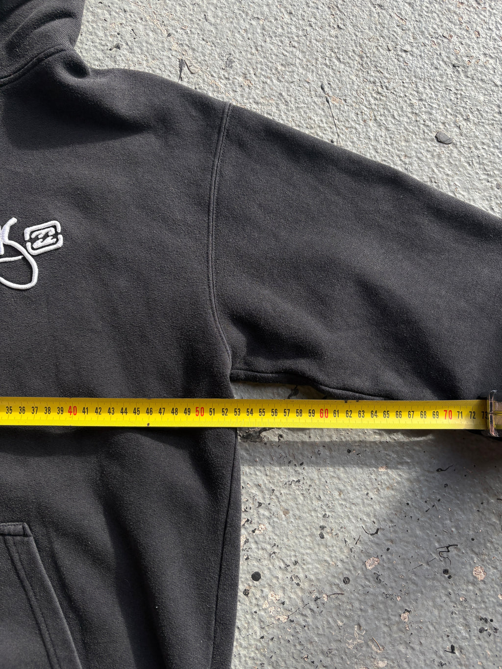 2000s Billabong Hoodie Spellout Black