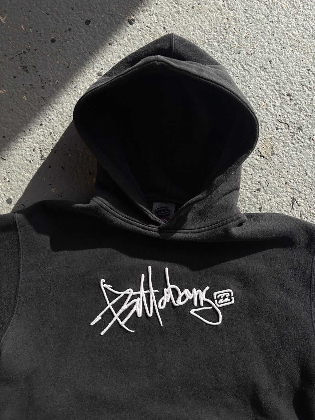 2000s Billabong Hoodie Spellout Black