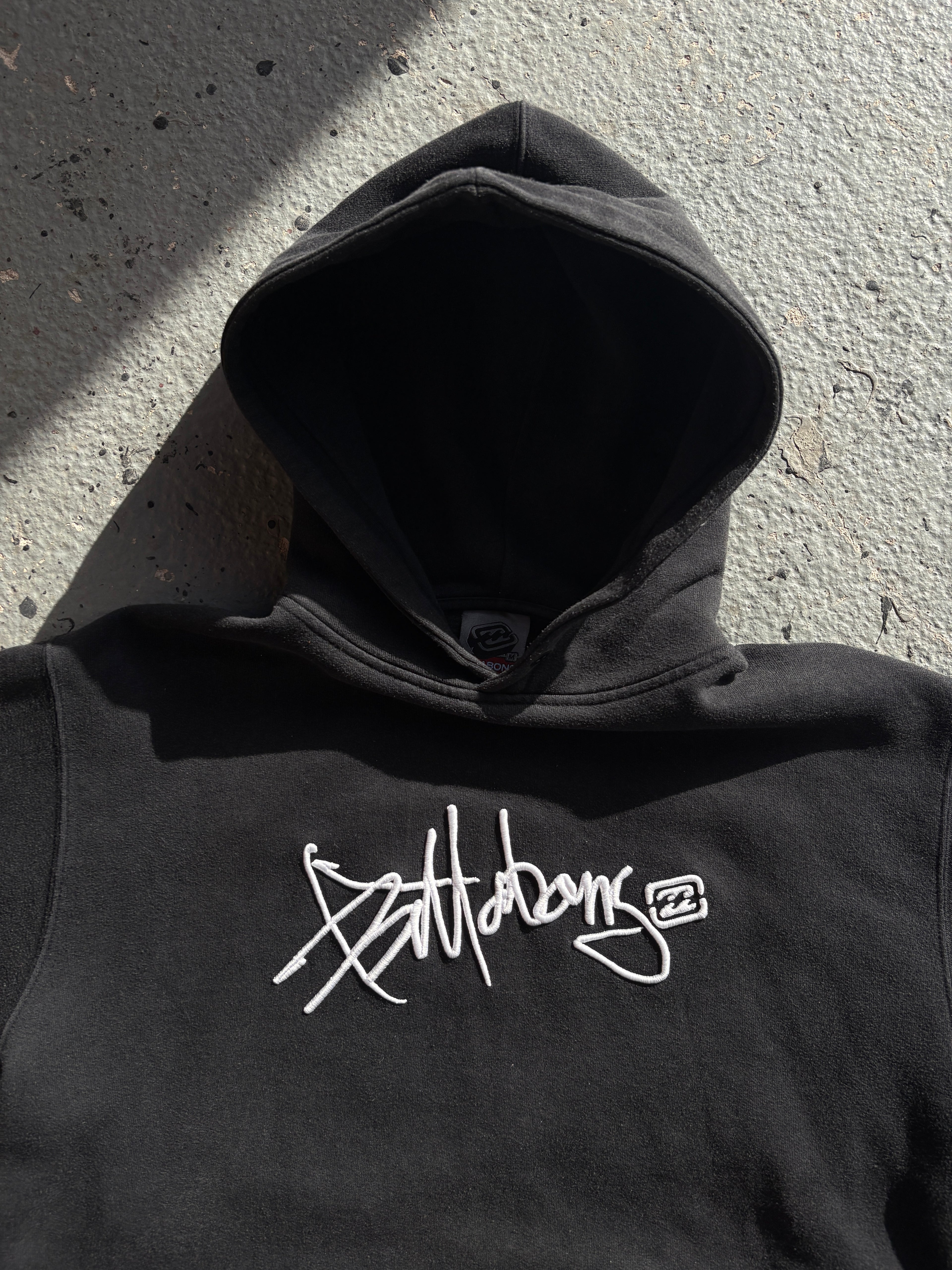 2000s Billabong Hoodie Spellout Black
