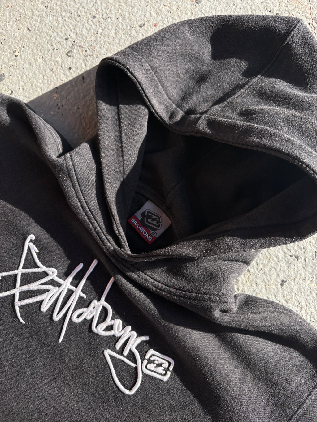 2000s Billabong Hoodie Spellout Black