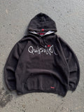 2000s Quiksilver Hoodie Spellout Navy / White / Red