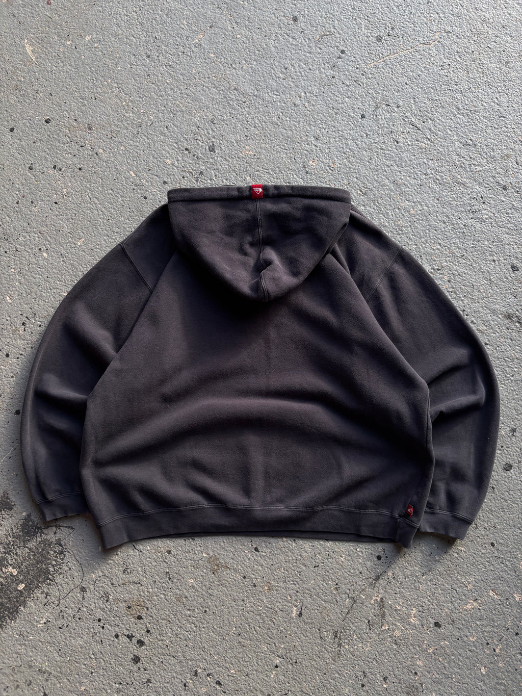 2000s Quiksilver Hoodie Spellout Navy / White / Red