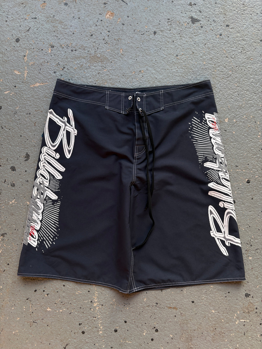 2000s Billabong Boardshorts Spellout Navy / White