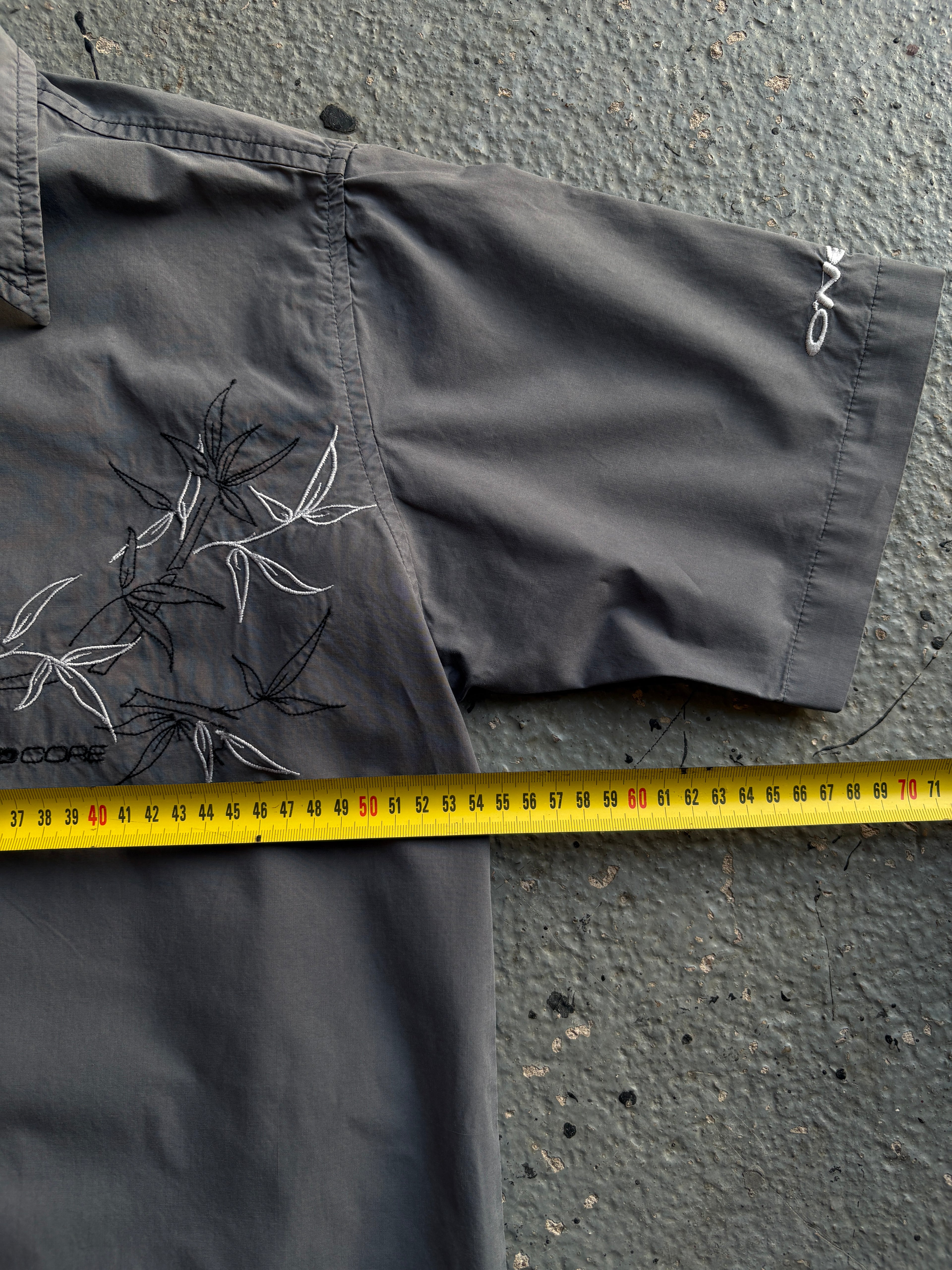 2000s O'Neill Boardcore Button Up Shirt Grey / White